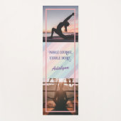 Gepersonaliseerde Yoga Lover Leraar Moeder Vrouwen Yogamat (Voorkant)