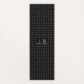 Gepersonaliseerde Yoga Mat met Monogram & Runic Sy (Voorkant)
