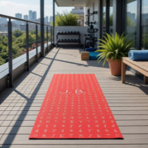 Gepersonaliseerde Yoga Mat met Monogram & Runic Sy
