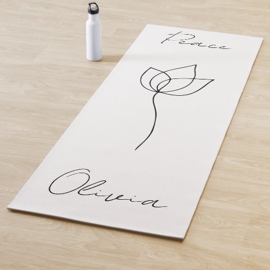 Gepersonaliseerde yoga mat, Peace yoga mat (In situ)
