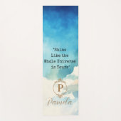 Gepersonaliseerde yoga mat, uniek yogamat (Voorkant)