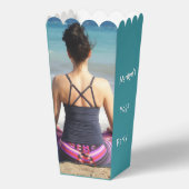 Gepersonaliseerde Yoga Party Bedankdoosjes (Achterkant)