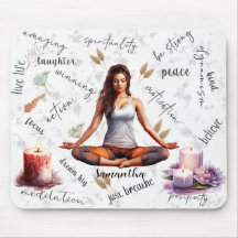 Gepersonaliseerde yoga thema affirmaties