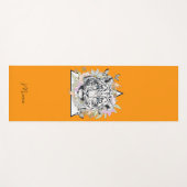 Gepersonaliseerde yogamat aangepaste naam witte ti (Voorkant (horizontaal))