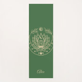 Gepersonaliseerde yogamat Meditatie Gift Paarse (Voorkant)