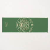 Gepersonaliseerde yogamat Meditatie Gift Paarse (Voorkant (horizontaal))