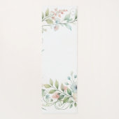 Gepersonaliseerde yogamat met wilde kleine bloemen (Achterkant)