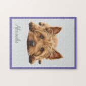 Gepersonaliseerde Yorkie Jigsaw Puzzel (Horizontaal)