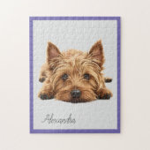 Gepersonaliseerde Yorkie Jigsaw Puzzel (Verticaal)