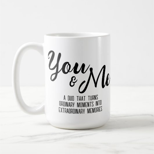 Gepersonaliseerde You & Me Mok (Links)