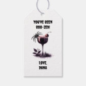Gepersonaliseerde "You've Been Boozed" Halloween Cadeaulabel (Voorkant)