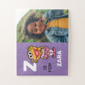 Gepersonaliseerde Z is voor Zoe | Foto Legpuzzel (Verticaal)