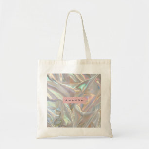 Gepersonaliseerde Zachte Iriserende Parelglans Tote Bag