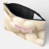 Gepersonaliseerde Zachte Pastel Crèmeachtige Hart Etui (Open)