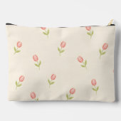 Gepersonaliseerde Zachte Pastel Roze Tulp Etui (Achterkant)