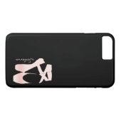 Gepersonaliseerde Zachte Roze Balletschoen voor ve Case-Mate iPhone Case (Achterkant (Horizontaal))