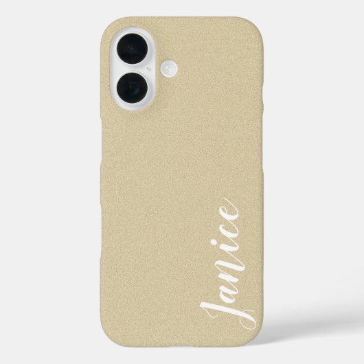 Gepersonaliseerde zachte zand textuur Case-Mate iPhone case (Achterkant)