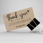 Gepersonaliseerde zakelijke bedankkaart Sjablonen Visitekaartje