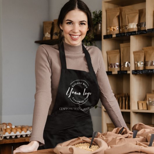 Gepersonaliseerde zakelijke logo cafe personeel sc schort