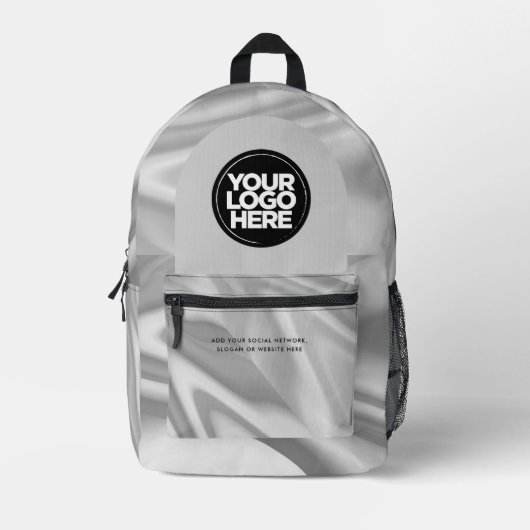 Gepersonaliseerde zakelijke Logo en tekst holograf Bedrukte Rugzak (Voorkant)