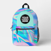 Gepersonaliseerde zakelijke Logo en tekst holograf Bedrukte Rugzak (Voorkant)