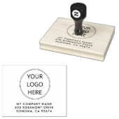 Gepersonaliseerde zakelijke Logo Large Rubberstempel (Gestempeld)