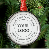 Gepersonaliseerde zakelijke Logo merkproducten Metalen Ornament