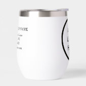 Gepersonaliseerde zakelijke Logo Naam Adres Websit (Links)