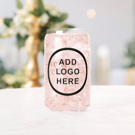 Gepersonaliseerde zakelijke Logo Naam Adres Websit Blikvorm Glas