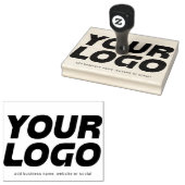 Gepersonaliseerde Zakelijke Logo Website Social Me Rubberstempel (Gestempeld)