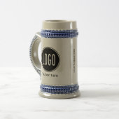 Gepersonaliseerde Zakelijke Promotie Logo, qr code Bierpul (Voorkant links)