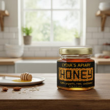 Gepersonaliseerde zakelijke Stickers met bijenthem