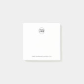 Gepersonaliseerde zaken Voeg Logo Modern Minimalis Post-it® Notes (Voorkant)