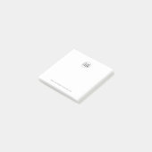 Gepersonaliseerde zaken Voeg Logo Modern Minimalis Post-it® Notes (Schuin)