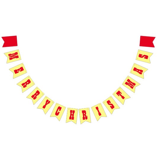GEPERSONALISEERDE ZALIGE KERST MIS BANNER (Alle)