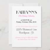 Gepersonaliseerde Zebra Print Turnen in Roze Kaart (Achterkant)