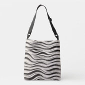Gepersonaliseerde Zebra Stripe All-Over Print Tas (Achterkant)
