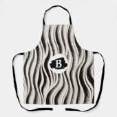 Gepersonaliseerde Zebra Stripe Schort (Voorkant)