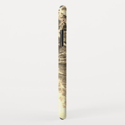 Gepersonaliseerde zee oceaangolven navy blue natuu Case-Mate iPhone case (Achterkant/rechts)