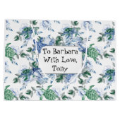 Gepersonaliseerde Zeeen schildpadden Groot Cadeauzakje (Achterkant)