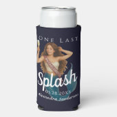 gepersonaliseerde zeemeermin bachelorette Beach Seltzer Blikjeskoeler (Seltzer Voorkant)