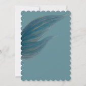 Gepersonaliseerde Zeemeermin Bachelorette Party Ui Kaart (Achterkant)