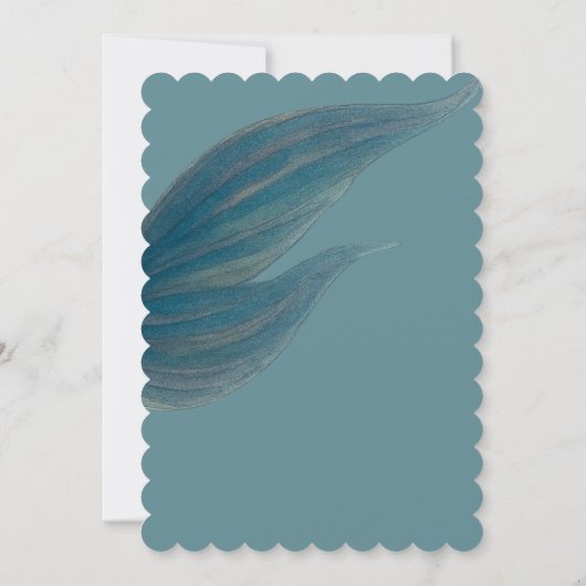 Gepersonaliseerde Zeemeermin Bachelorette Party Ui Kaart (Achterkant)