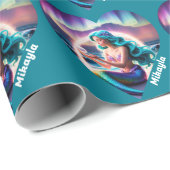 Gepersonaliseerde Zeemeermin Cadeaupapier (Rol Hoek)