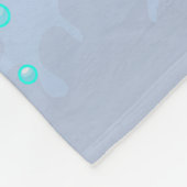 Gepersonaliseerde Zeemeermin Fleece Deken (Hoek)