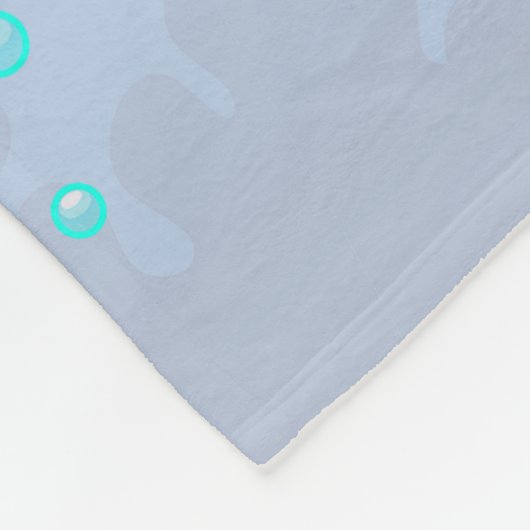 Gepersonaliseerde Zeemeermin Fleece Deken (Hoek)