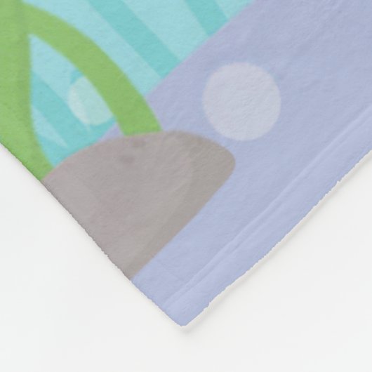 Gepersonaliseerde Zeemeermin Fleece Deken (Hoek)