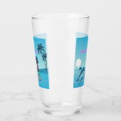 Gepersonaliseerde Zeemeermin Glas (Links)