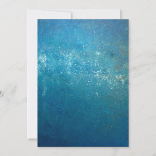 Gepersonaliseerde Zeemeermin met respect voor Birt Kaart (Achterkant)