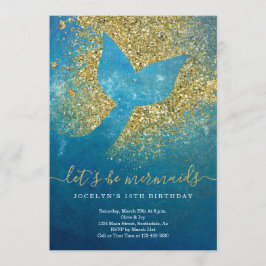 Gepersonaliseerde Zeemeermin met respect voor Birt Kaart